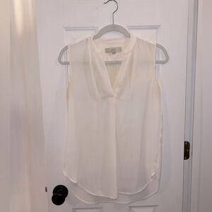 LOFT off white v-neck tank